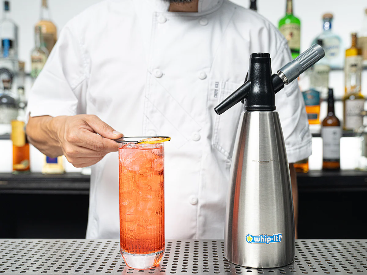 Soda Siphon, Stainless Steel - Image 4